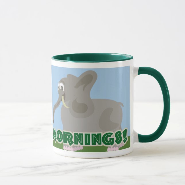 Stomp Out Mornings Elephant Mugg (Höger)