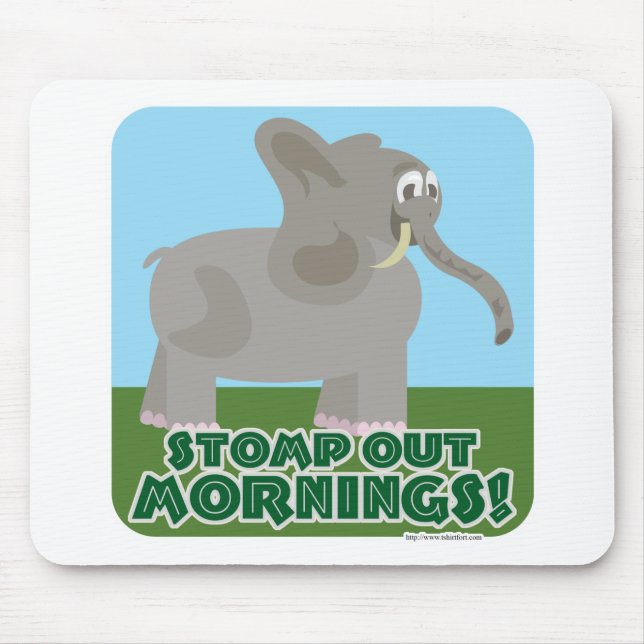 Stomp Out Mornings Elephant Musmatta (Framsidan)