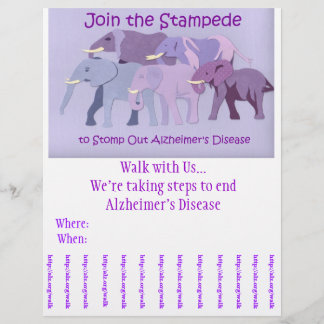 Stomp ut Alzheimers Flyer