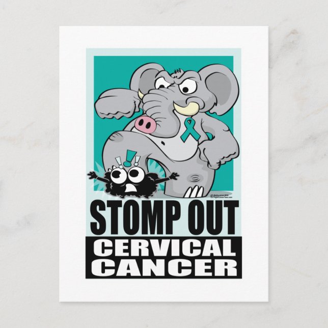 Stomp ut cervixcancer vykort (Framsida)