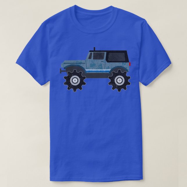 STOMPER 4 x 4 VINTAGE GRÅTT T Shirt (Design framsida)