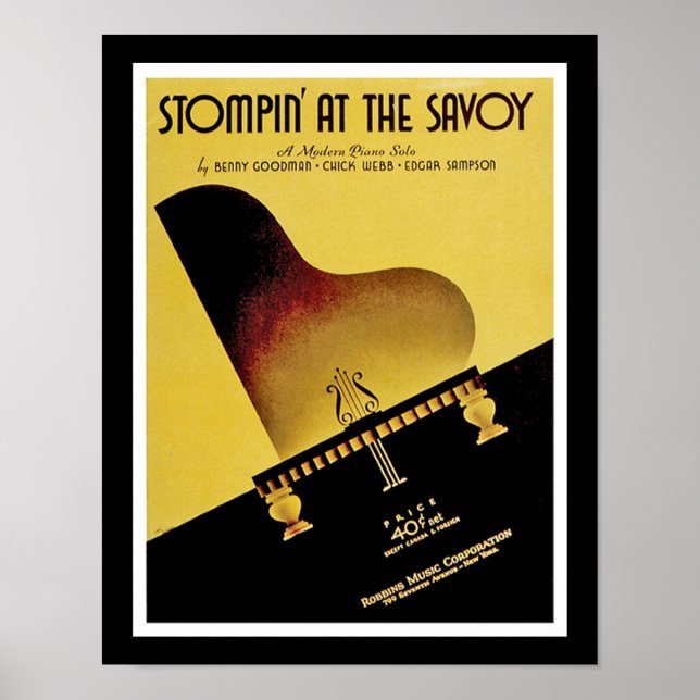 Stompin på Savoy Poster (Framsidan)