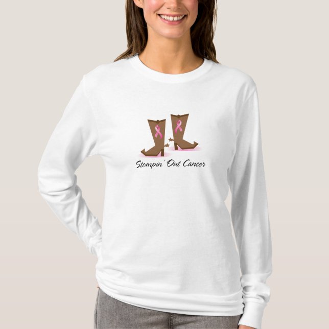 Stompin ut cancertshirt tee shirt (Framsida)