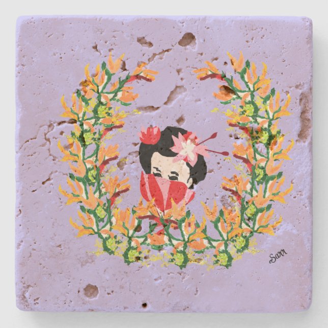 Stona Underlägg: Eleganter Stenunderlägg (Framsidan)