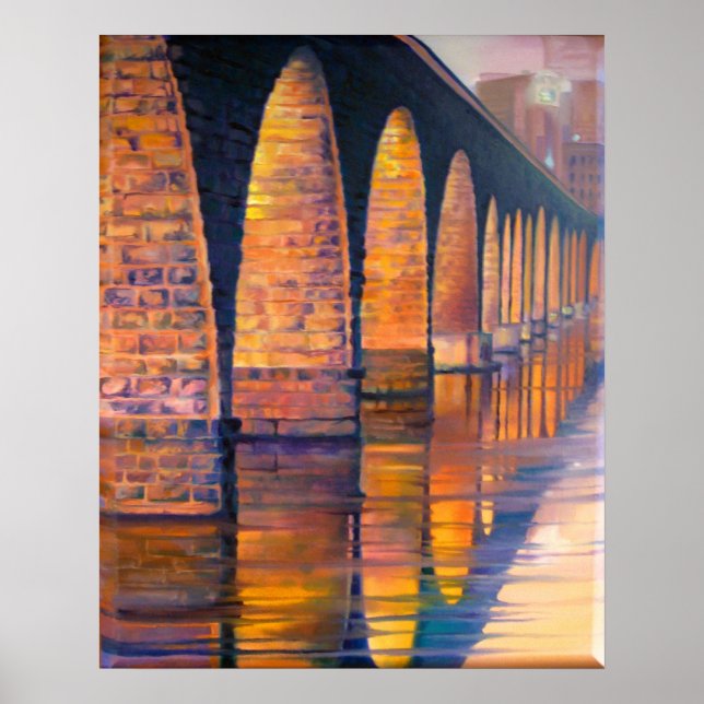 STONE ARCH SUNSET POSTER (Framsidan)