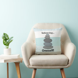 Stone Balancing Kudde