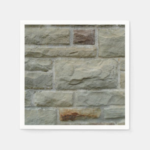 Stone Block Wall Pappersservett