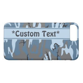 Stone Blue Camo w/ Anpassningsbar Text