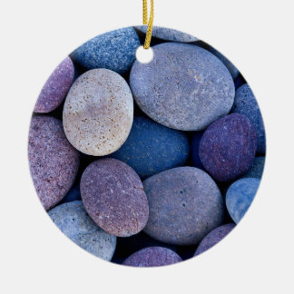 Stone blue sten julgransprydnad keramik