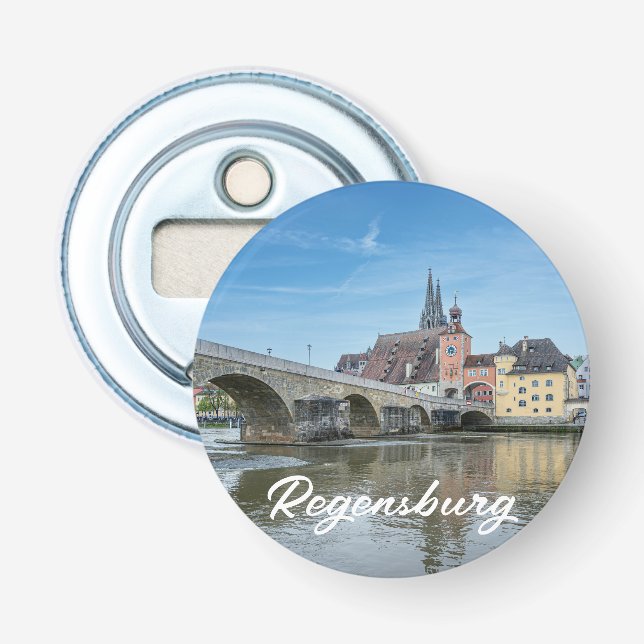 Stone Bridge i Regensburg, Tyskland Flasköppnare (Framsidan)