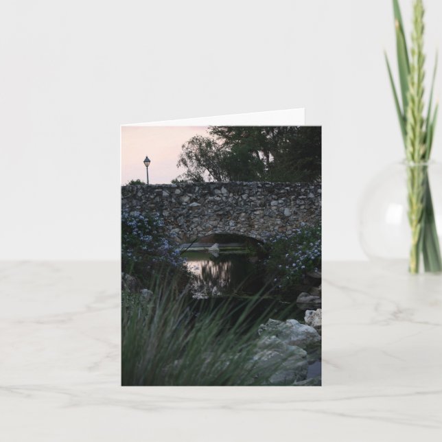 Stone Bridge Notecard Kort (Framsida)
