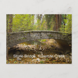 Stone Bridge Yosemite Bäck November-produkter Vykort