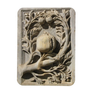 Stone Carved Art Granada 3"x4" fotomagnet Magnet