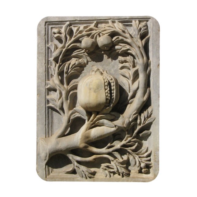 Stone Carved Art Granada 3"x4" fotomagnet Magnet (Vertikal)