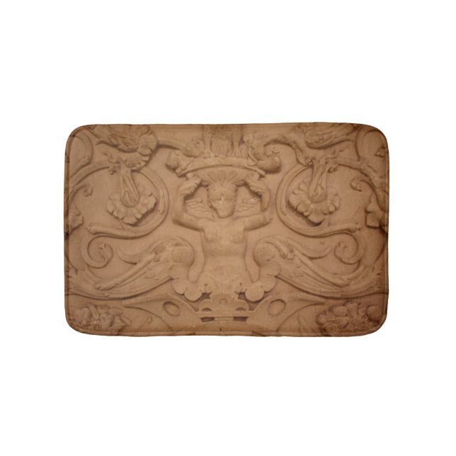 Stone Carving Beige Historical Badrumsmatta (Framsidan)