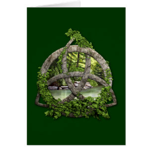 Stone Celtic Trinity Knot Hälsningskort