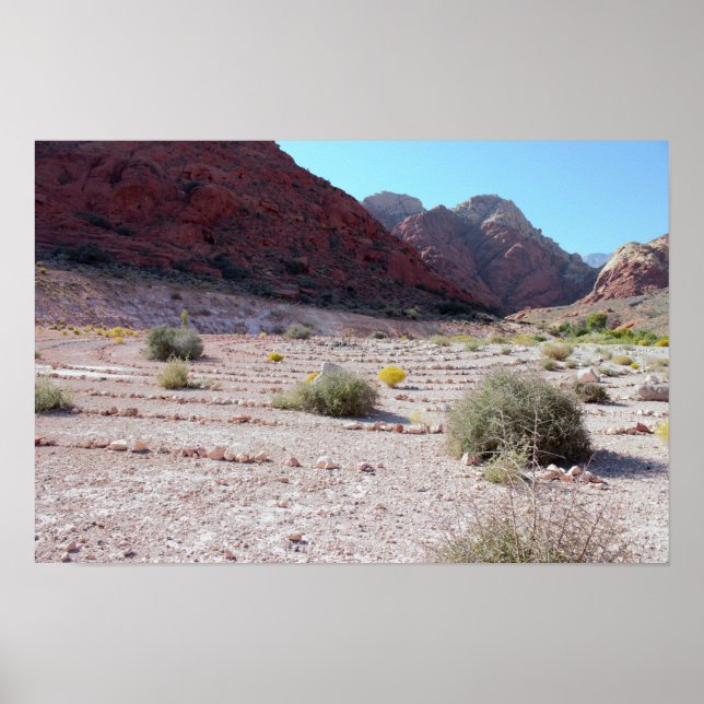 Stone Circle Red Sten Canyon Poster (Framsidan)