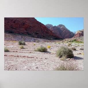 Stone Circle Red Sten Canyon Poster