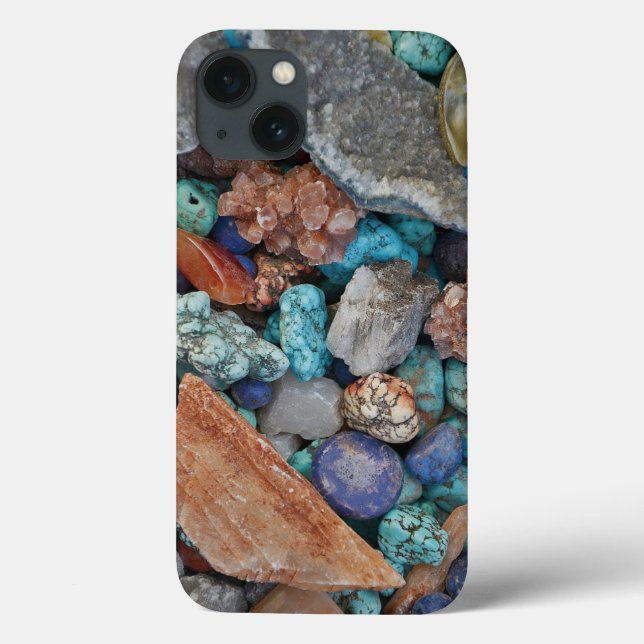 Stone Colorful sten pebble Natural struktur (Baksida)
