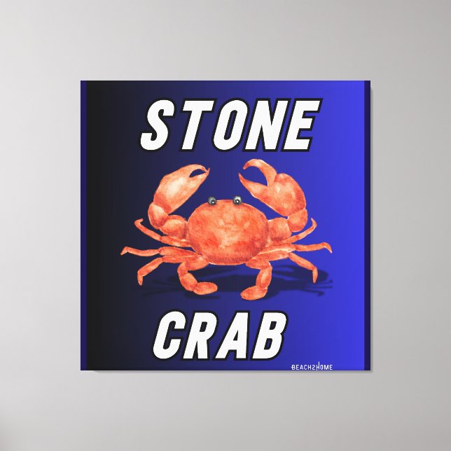 Stone Crab Canvastryck (Framsida)