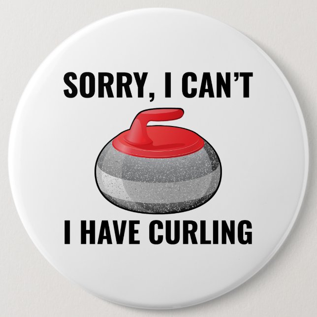 Stone Curling Winter Ice Sport Curler Knapp (Framsida)