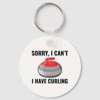 Stone Curling Winter Ice Sport Curler Nyckelring