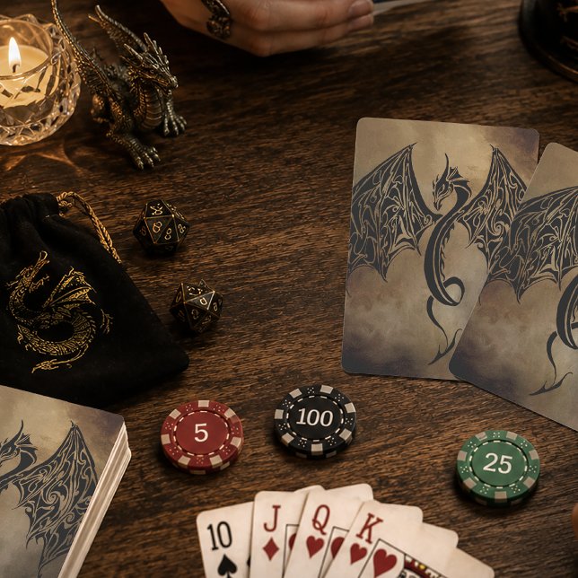 Stone Dragon Tribal Casinokort (Skapare uppladdad)