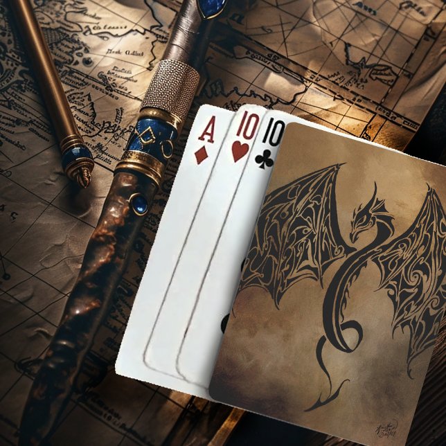 Stone Dragon Tribal Casinokort (Skapare uppladdad)