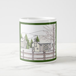 Stone Farm Jumbo Mugg med Mörk grönt