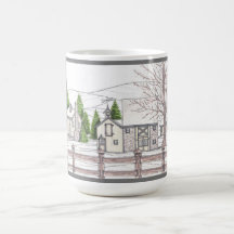 Stone Farm Winter Grått 15oz Coffee Mugg