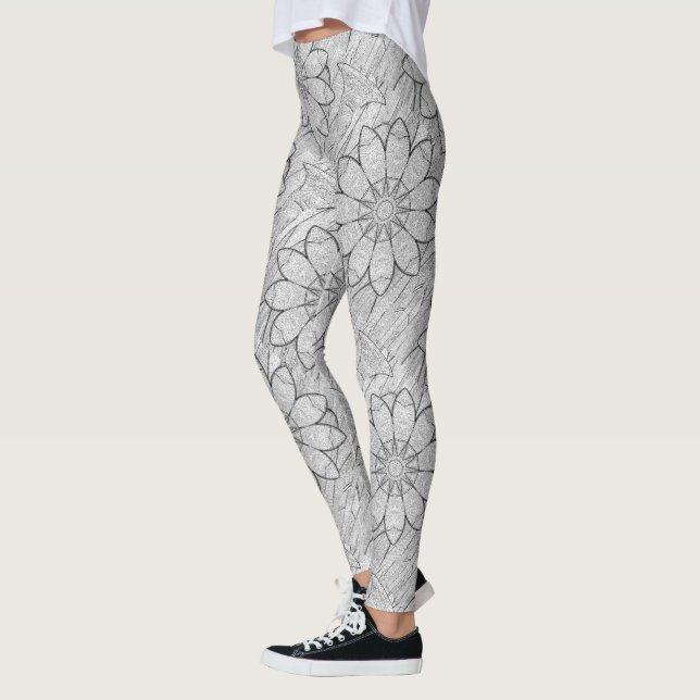 Stone Flowers Leggings (Vänster)