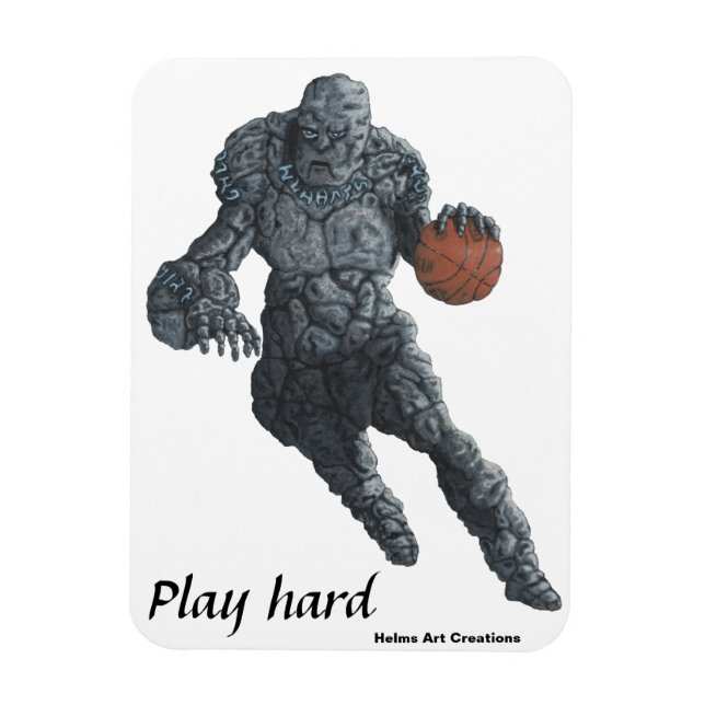 Stone Golem som spelar upp köldpatroner Magnet (Vertikal)