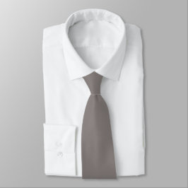 Stone Grått Gömt Initialer Solid Färg Neck Tie Slips