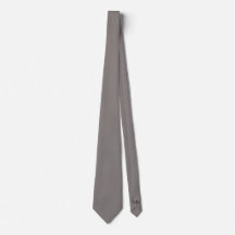 Stone Grått Gömt Initialer Solid Färg Neck Tie