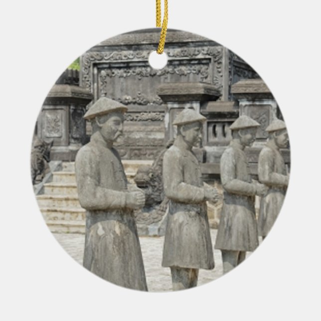 Stone Grav statues Julgransprydnad Keramik (Framsidan)