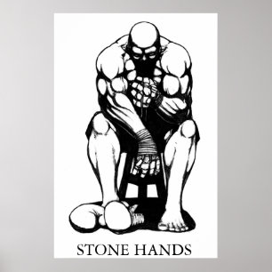 Stone Händer Boxer Poster