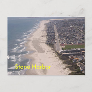 Stone Harbor Beach Aerial Vykort