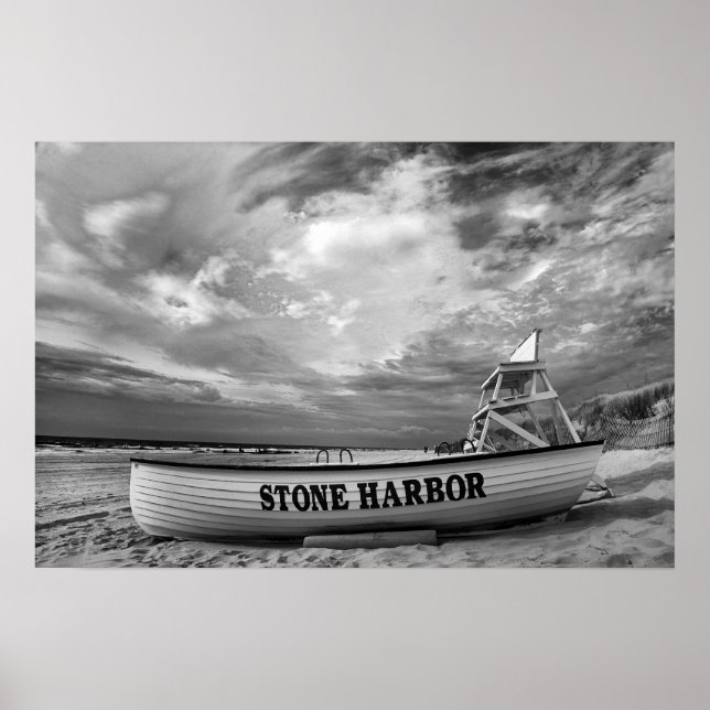 Stone Harbor Beach, NJ Poster (Framsidan)