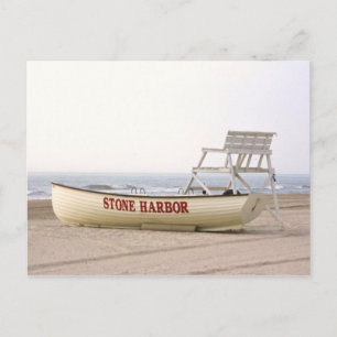 Stone Harbor Boat vykort