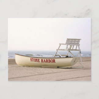 Stone Harbor Boat vykort