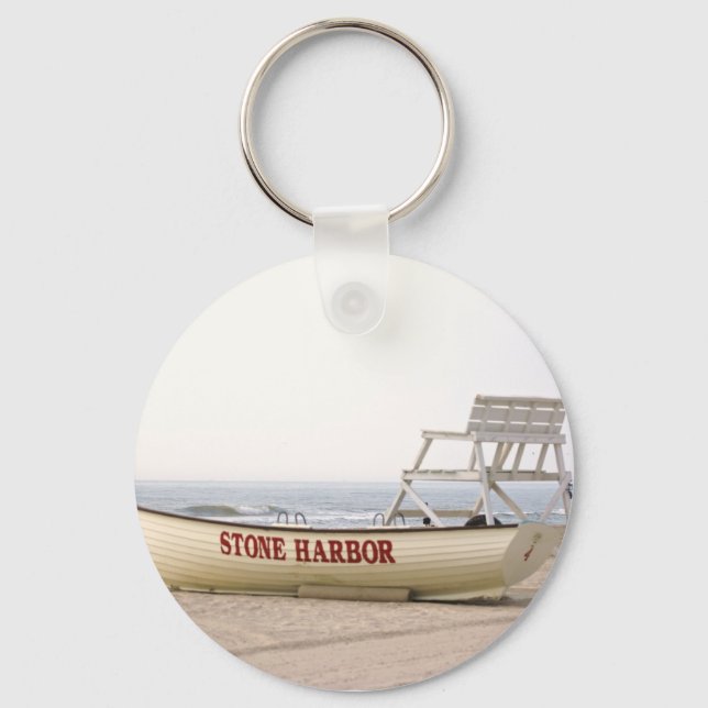 Stone Harbour Boat Keychain Nyckelring (Framsida)