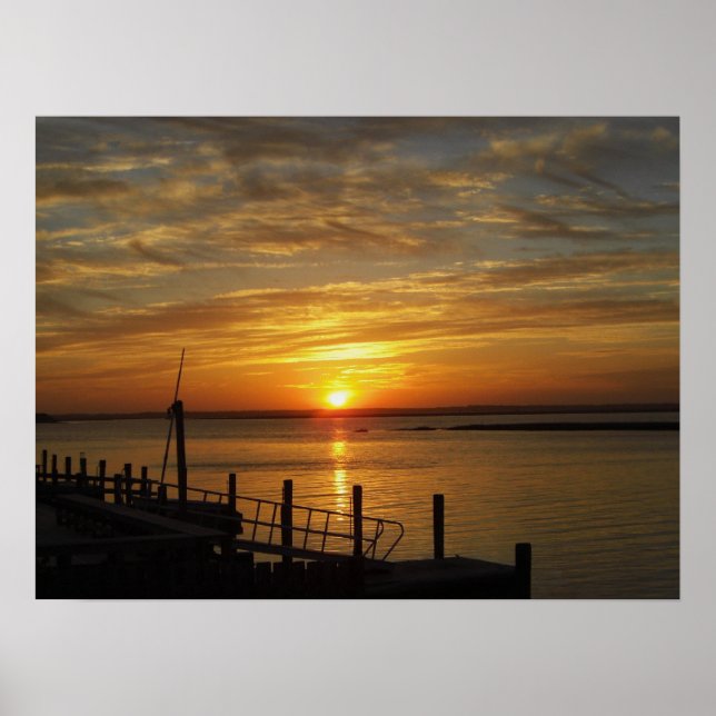 Stone Harbour Sunset Poster (Framsidan)