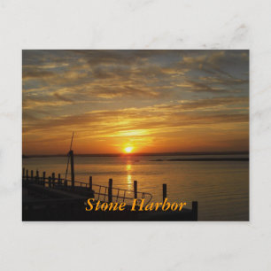 Stone Harbour Sunset Vykort