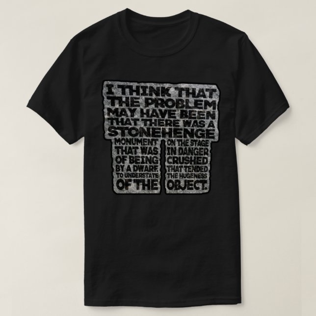 Stone Henge T Shirt (Design framsida)