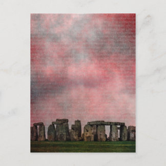 Stone Henge Textural Vykort