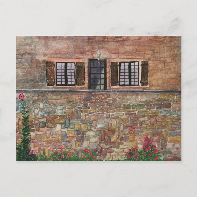 STONE HOUSE POST Card Vykort (Framsida)