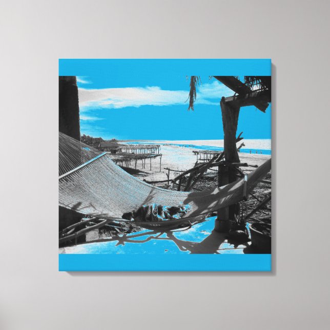 Stone Island Hammock B+W Canvastryck (Framsida)