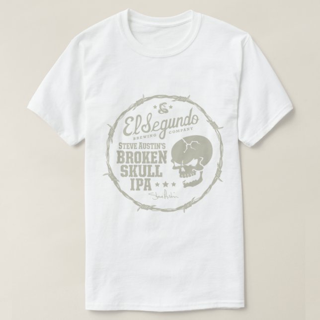 Stone Kall Steve Austin Merch Brken Skull Ipa T Shirt (Design framsida)