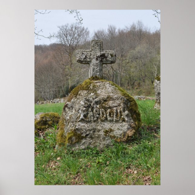 Stone kor vid Saint Pardoux Poster (Framsidan)