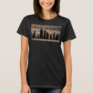 Stone Kramare Distress ’wood’ design Shirt T